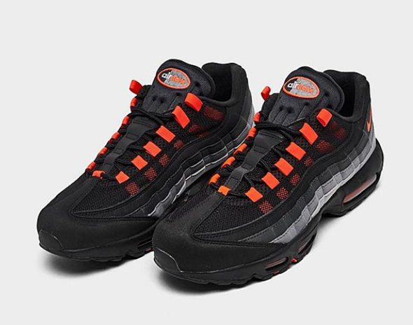 Men's Running weapon Air Max 95 Black/Gray Shoes 063